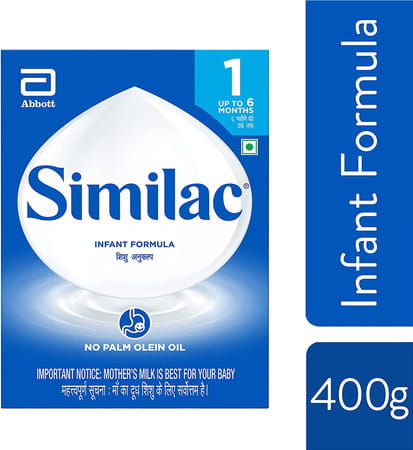 Similac Stage 1 Infant Formula (Upto 6 Months) Refill Of 400 G