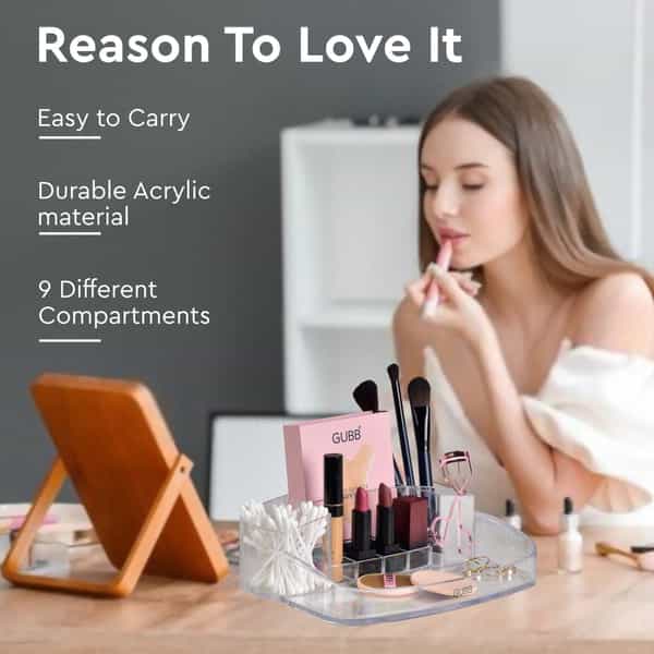 Gubb Cosmetics Makeup Organizer With 1C Logo