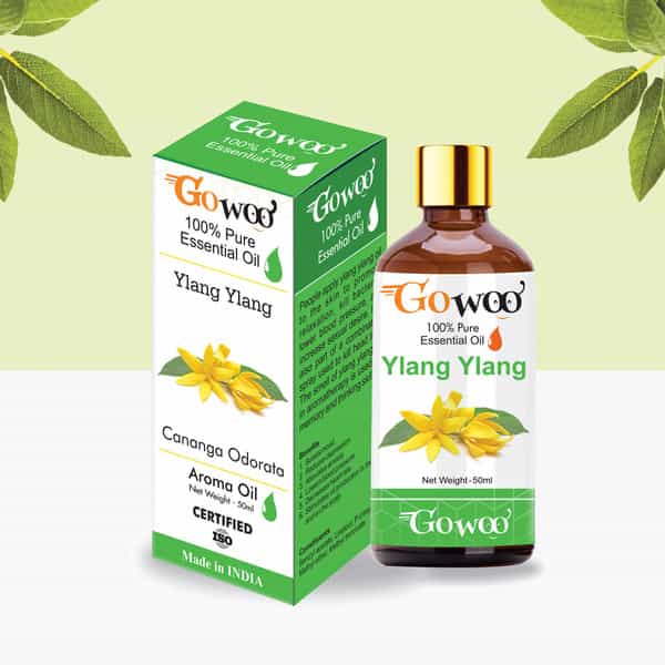 Go Woo 100% Pure Ylang Ylang Oil Therapeutic Grade For Perfumes Romance 50 Ml