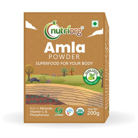 Nutriorg Certified Organic Amla Powder 200g