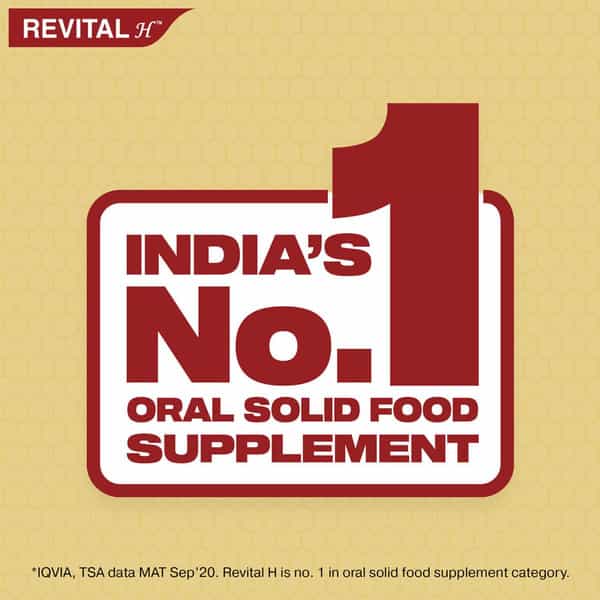 Revital H For Men Complete Multivitamin | Stamina | Energy | Immunity 10 (+ 2 Free) Capsules