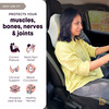 Betterhood Grey Memory Foam Ergonomic Neck Support Cushion For Car