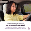 Betterhood Grey Memory Foam Ergonomic Neck Support Cushion For Car