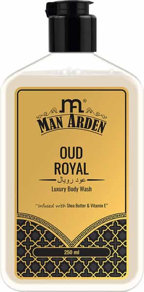Man Arden Oud Royal Luxury Body Wash Infused With Shea Butter & Vitamin E 250Ml