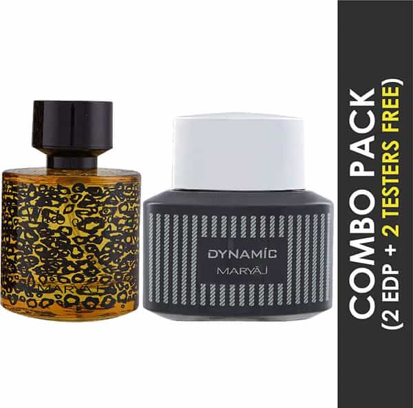 Maryaj Wild Speed For Him Edp 100 Ml & Dynamic For Him Edp 100 Ml Pack Of 2