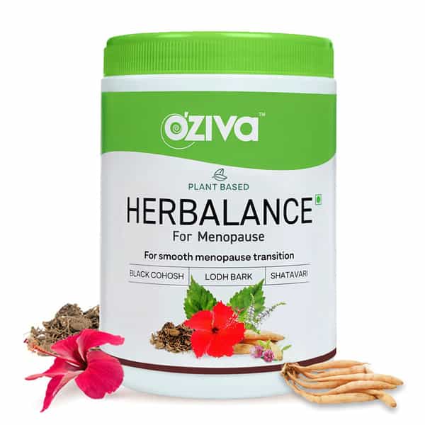 Oziva Plant Based Herbalance For Menopause 250G | Menopause Relief Drink