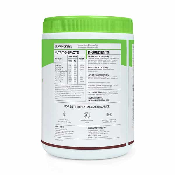 Oziva Plant Based Herbalance For Menopause 250G | Menopause Relief Drink