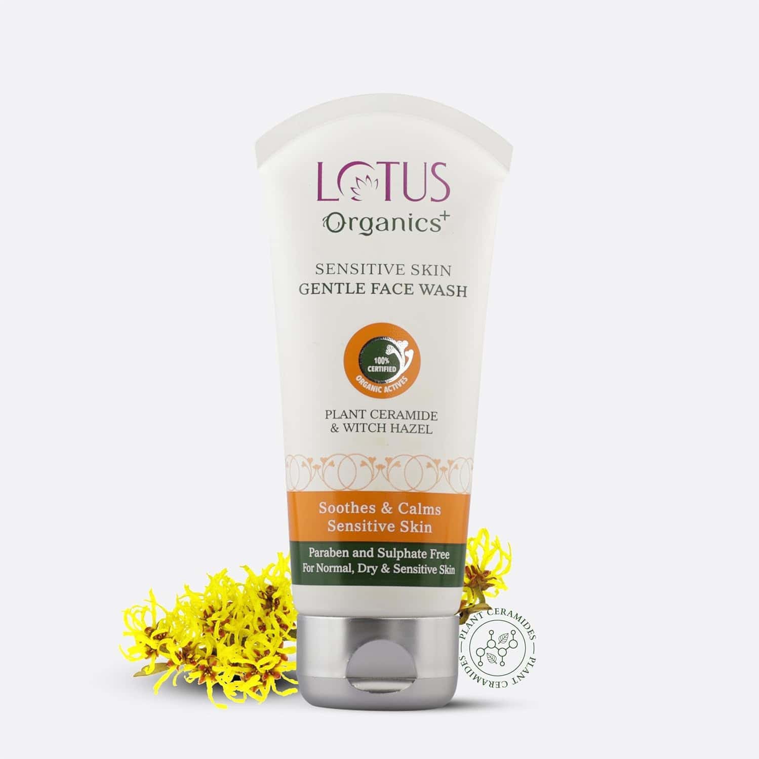 Lotus Organics+ Sensitive Skin Gentle Face Wash 80gm (pack Of 2 )