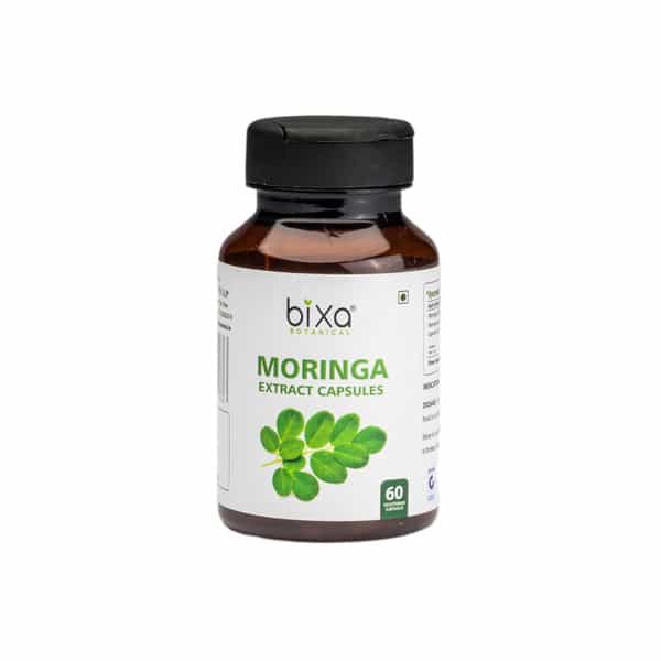 Bixa Botanical Moringa Extract 60 Veg Capsules (450Mg) 1% Alkaloids-For Bone & Joint Wellness