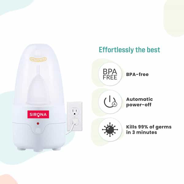 Sirona Menstrual Cup Sterilizer - 1 Unit