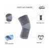 Tynor Knee Cap Comfeel - Grey - Xl - Pack Of 2