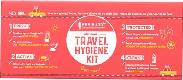 Peebuddy - Standard Travel Hygiene Kit For Her