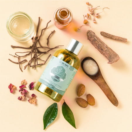 Nat Habit Balamool Nimbuka Pure Baby Maahu Summer Massage Oil | Bone & Muscular Development - 100ml