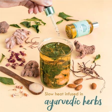 Nat Habit Balamool Nimbuka Pure Baby Maahu Summer Massage Oil | Bone & Muscular Development - 100ml