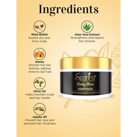 Spantra Curly Hair Mask 250gm