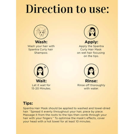 Spantra Curly Hair Mask 250gm