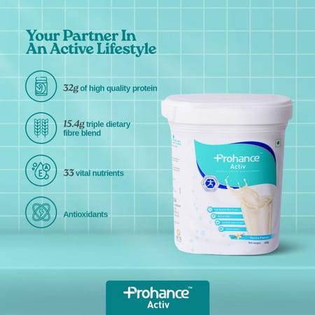 Prohance Activ Vanilla Flavour Jar 400 Gm