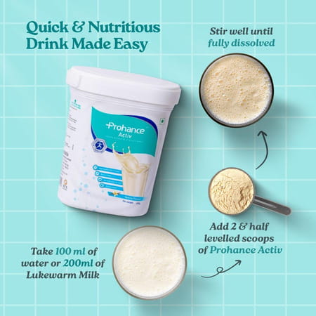 Prohance Activ Vanilla Flavour Jar 400 Gm