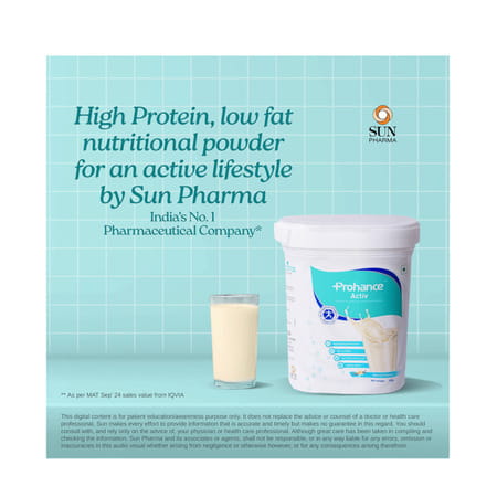 Prohance Activ Vanilla Flavour Jar 400 Gm