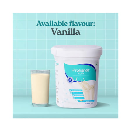 Prohance Activ Vanilla Flavour Jar 400 Gm