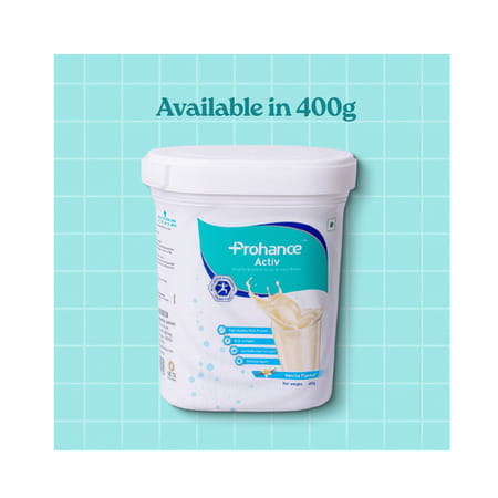 Prohance Activ Vanilla Flavour Jar 400 Gm