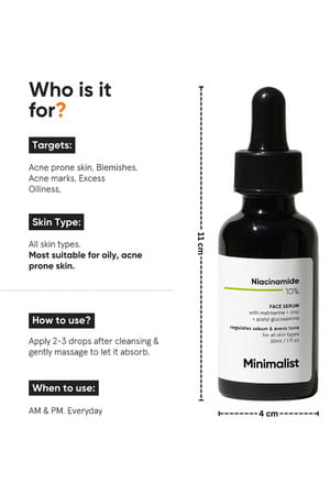 Minimalist Niacinamide 10% Face Serum 30 Ml