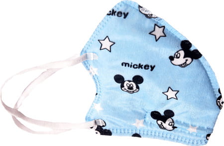 Advind Healthcare Smog Guard N95 Kids Mask Without Valve(4-12years)-Blue Mickey Mouse Design Pack 1