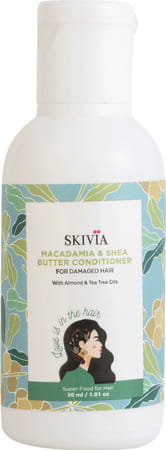 Skivia Macadamia & Shea Butter Conditioner With Almond -Treats Dry Hair (30 Ml)