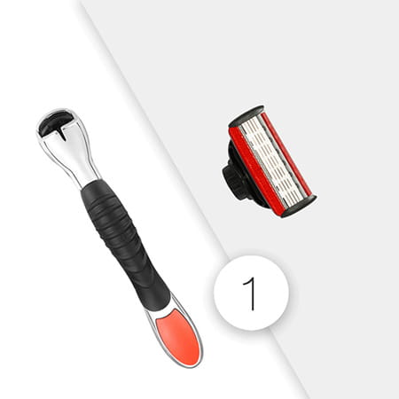 Hajamat Magnum V- 5 Blade Shaving Razor For Men & Women (1 Handle 1 Blade)