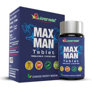 A R Ayurveda Max Man Ayurvedic Tablets For Men For Stamina | Muscle Growth - 30 Tablets