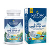 Nordic Naturals Arctic Cod Liver Oil 750 Mg Omega 3 Fish Oil Epa & Dha Lemon Flavor 90 Softgels