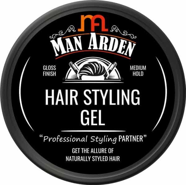 Man Arden Hair Styling Gel Professional Styling For Gloss Finish Medium Hold Easy Wash Off 50Gm