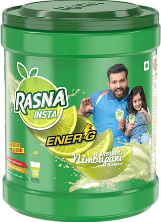 Rasna Energy Instant Lemon 2.5kg Jar