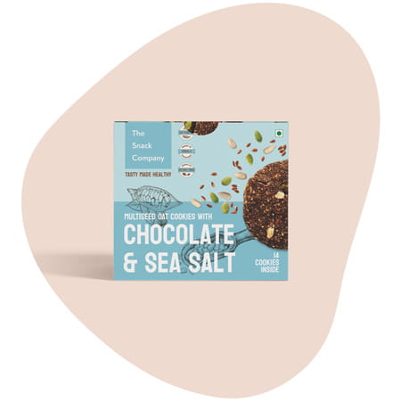 The Snack Company Chocolate Sea Salt Cookies - 210gm