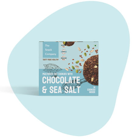 The Snack Company Chocolate Sea Salt Cookies - 210gm