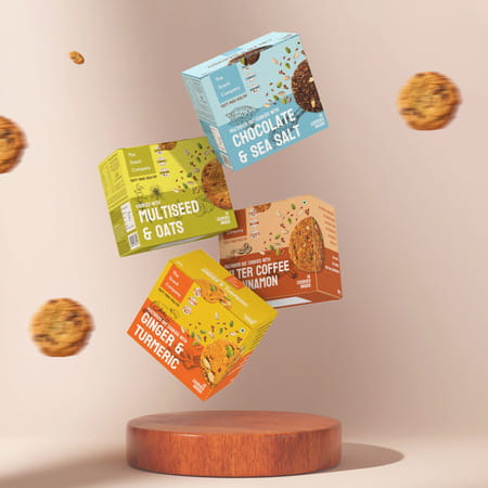 The Snack Company Chocolate Sea Salt Cookies - 210gm