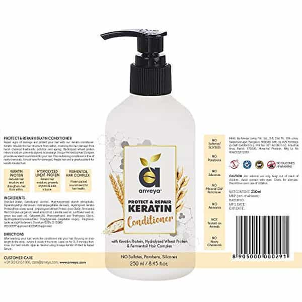 Anveya Protect & Repair Keratin Conditioner 250Ml
