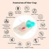 Goli Soda Her Cup Reusable Menstrual Cup For Women - Teal