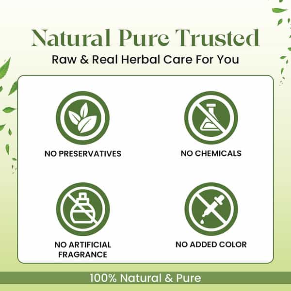 Raw Tatva Neem Powder For Acne Care| Skin Purification & Scalp Health | All Skin & Hair Types | 200G
