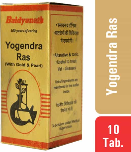 Baidyanath Asli Ayurved Yogendra Ras 10 Tablet
