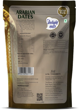 Delight Arabian Dates Value Pack 500gm