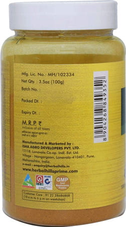 Herbal Hills Turmeric Latte 100 Gm Haldi Milk Powder Turmeric Milk Instant Mix (100 Gms Single Pack)