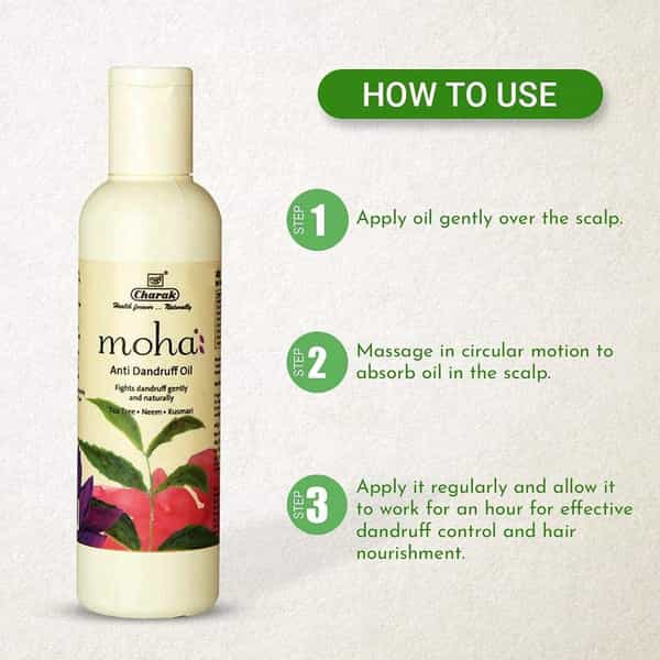 Moha Anti Dandruff Oil 200 Ml + Moha Rejuvenating Massage Oil 100 Ml