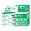 Dr. Morepen Active Smile | Tube | Herbal Toothpaste | 100 Gm | Free Bamboo Toothbrush | Pack Of 6