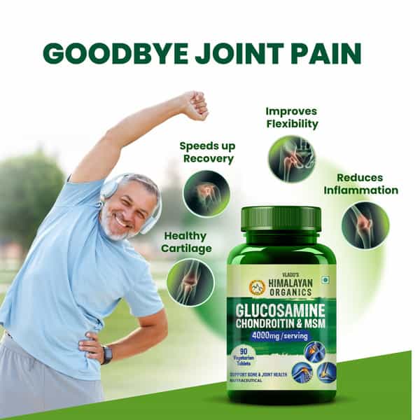 Vlado's Himalayan Organics Glucosamine Chondroitin Msm With Boswellia - 90 Tablets