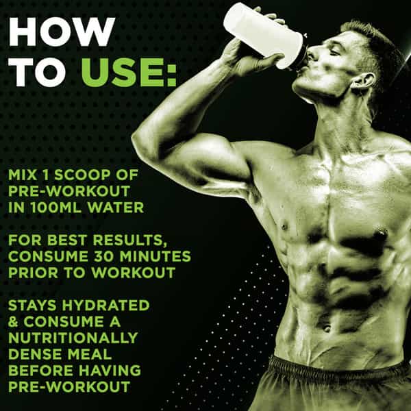 Dr. Morepen Muscle Food Pre Workout For Strength & Energy Pineapple - 250G