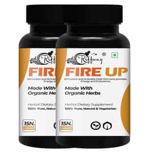 Fire Up Health Wellness Energy Capsule For Men For Strength & Power 100% Ayurvedic (30 Capsules)