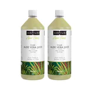 Kapiva Thar Aloe Vera Juice (with Pulp) 1l | Rejuvenates Skin And Hair |no Added Sugar (pack Of 2)