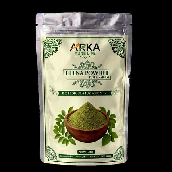 Arka Pure Life 100% Natural Henna Powder For Hair (200G)