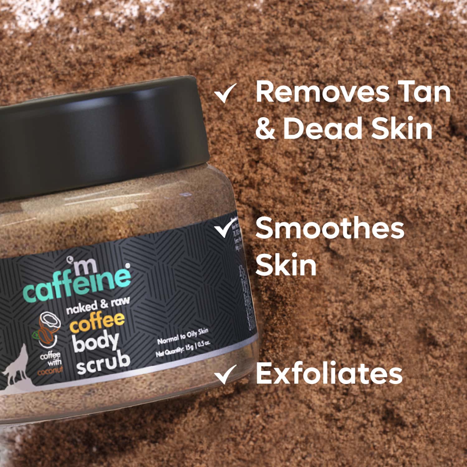 Buy MCAFFEINE MINIATURE COFFEE BODY DE TAN KIT Online & Get Upto 60